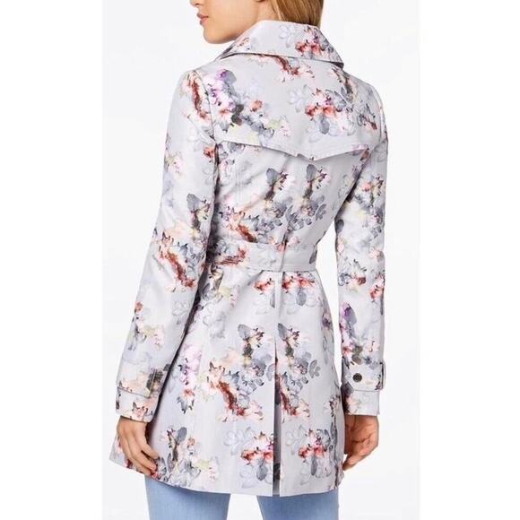 GUESS floral trench jacket NWT New size Small - Picture 11 of 13